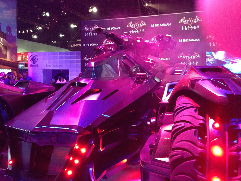 Illustration for article titled ​They Brought A Batmobile To E3